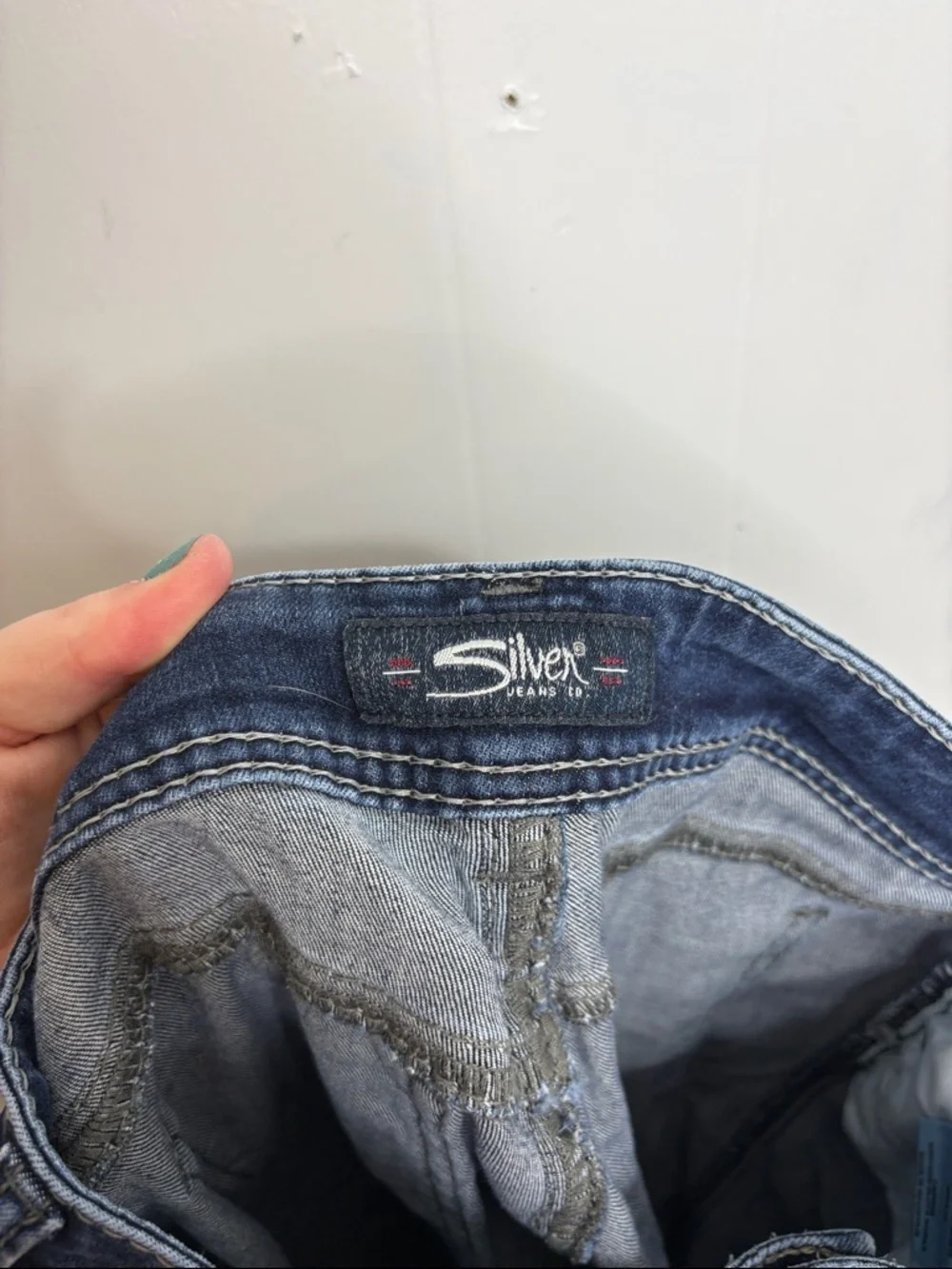 Silver Jeans Womens 26 Suki Slim Boot Dark Wash Western Country Full Length